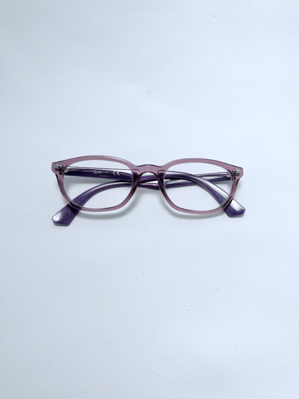 Ray-Ban Small Purple Eyeglasses - Frames Only